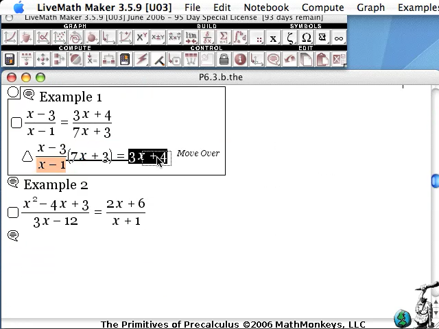 video screenshot solving equations inequalities livemath