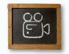 chalkboard video icon