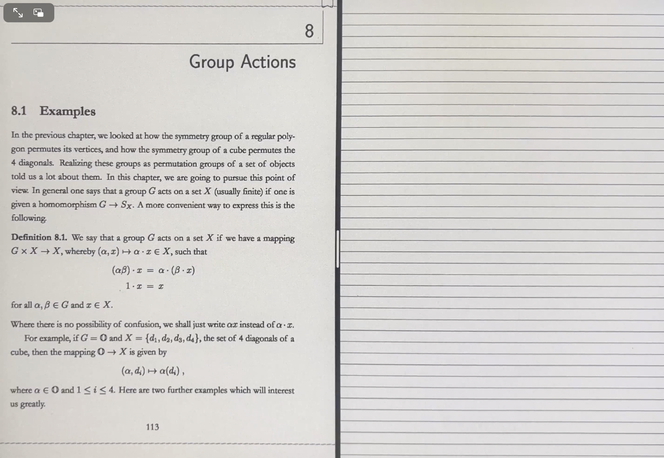Group Actions