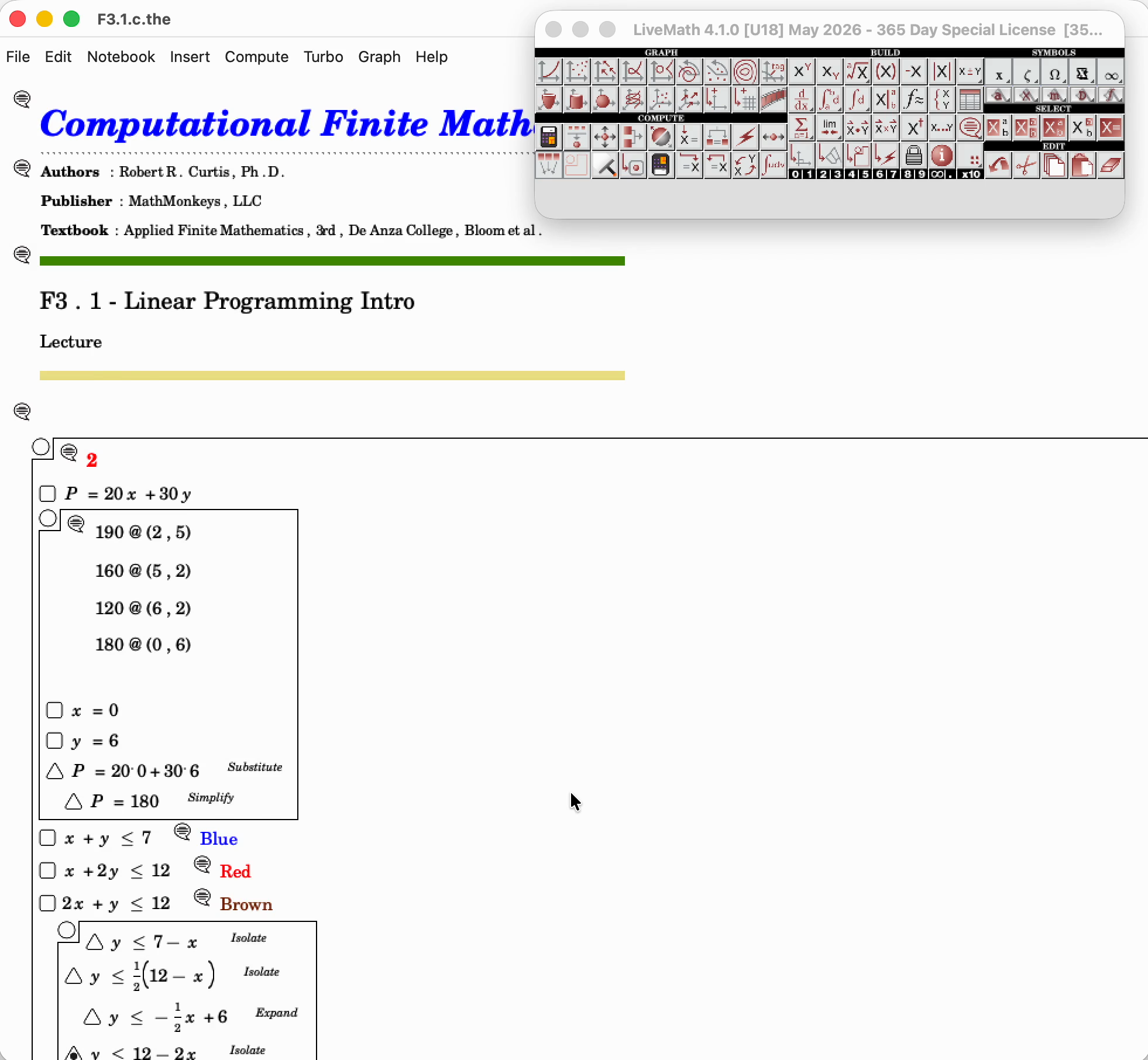 Linear Programming