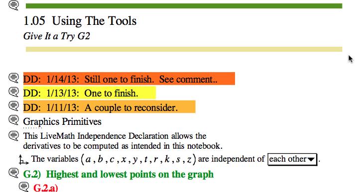 example view notebook