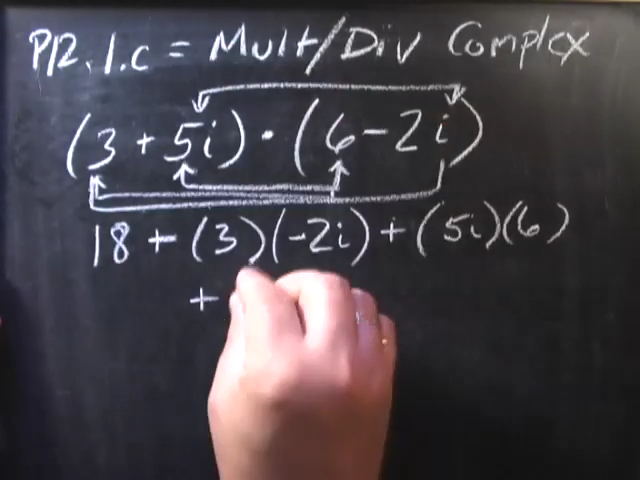 video screenshot complex number chalk talk