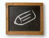 chalkboard pencil icon